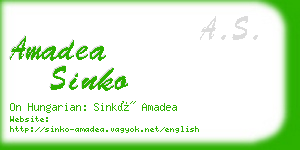 amadea sinko business card